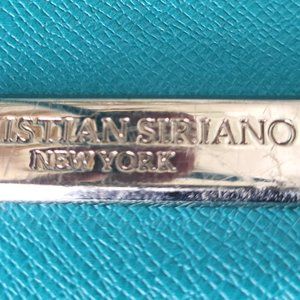 Christian Siriano Ada Clutch Bag in turquoise